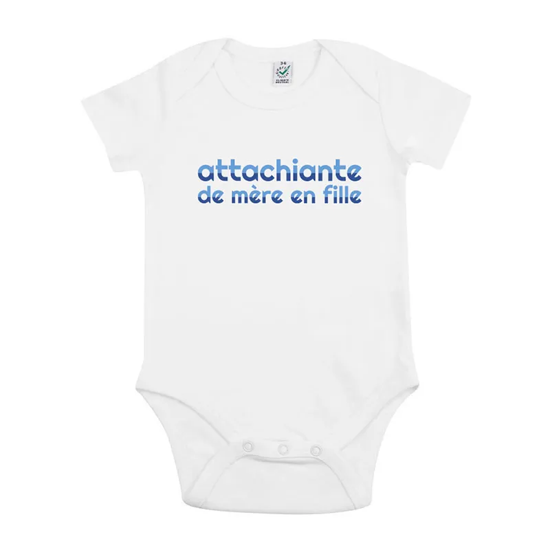 Body Attachiante de mère en fille 2 - Blanc-0