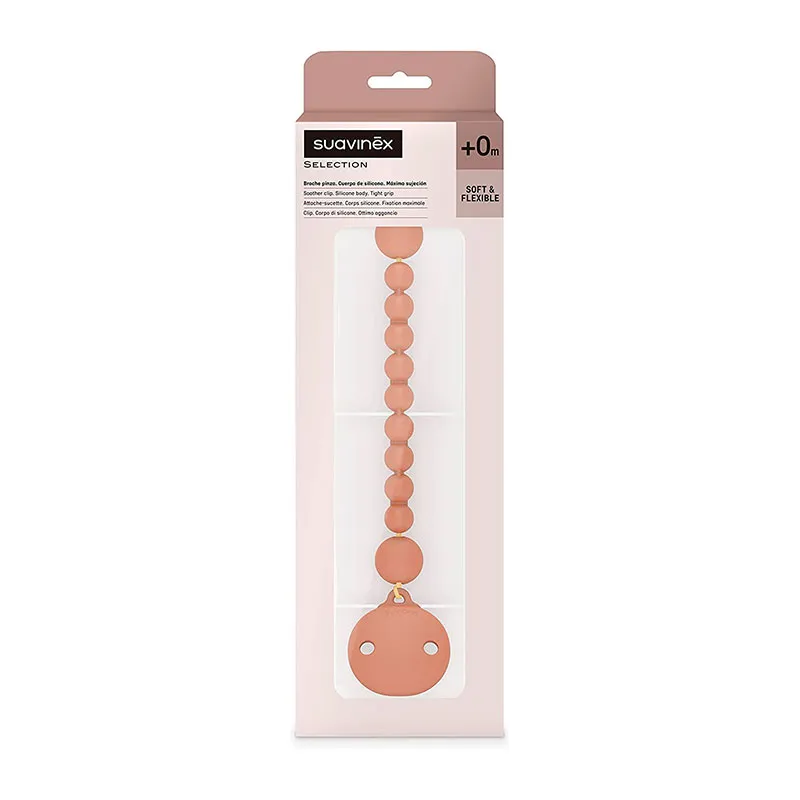Attache-sucette en Silicone Tuile - 0m+-1