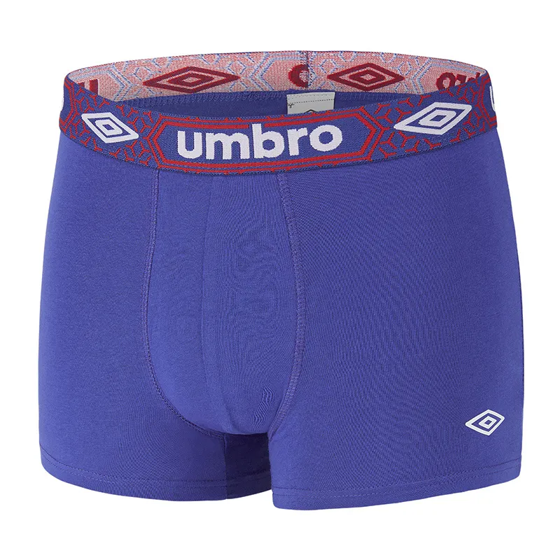 4 Boxers Homme Umbro - Noir/Bleu/Gris/Blanc-3