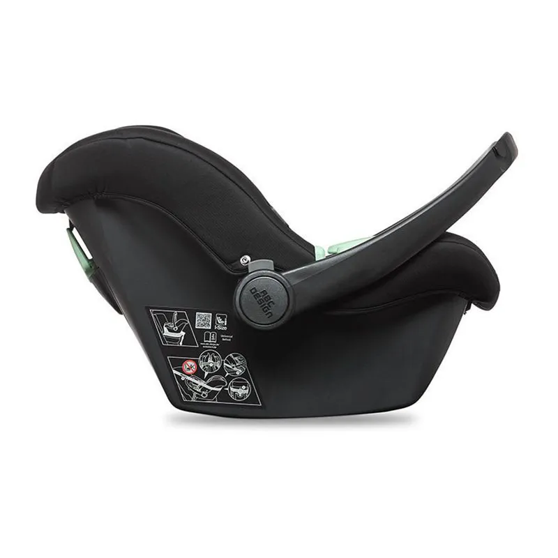 Siège-auto I-Size/Ceinturé Cosy Tulip 40-75cm - Noir-5