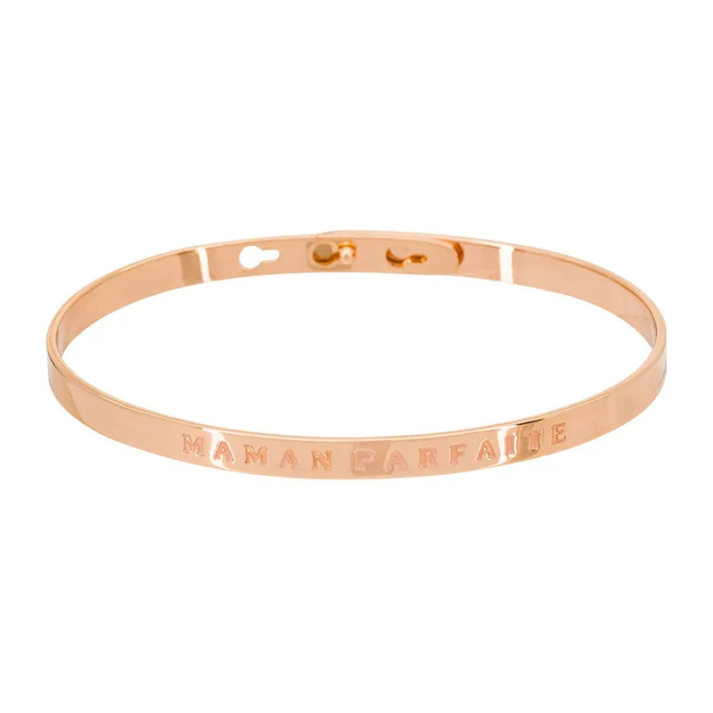Jonc Maman parfaite - Laiton Rosé-0