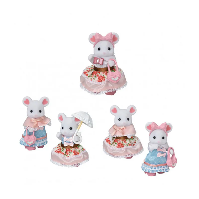 Valisette de mode Grande soeur souris marshm. - 13pcs-1