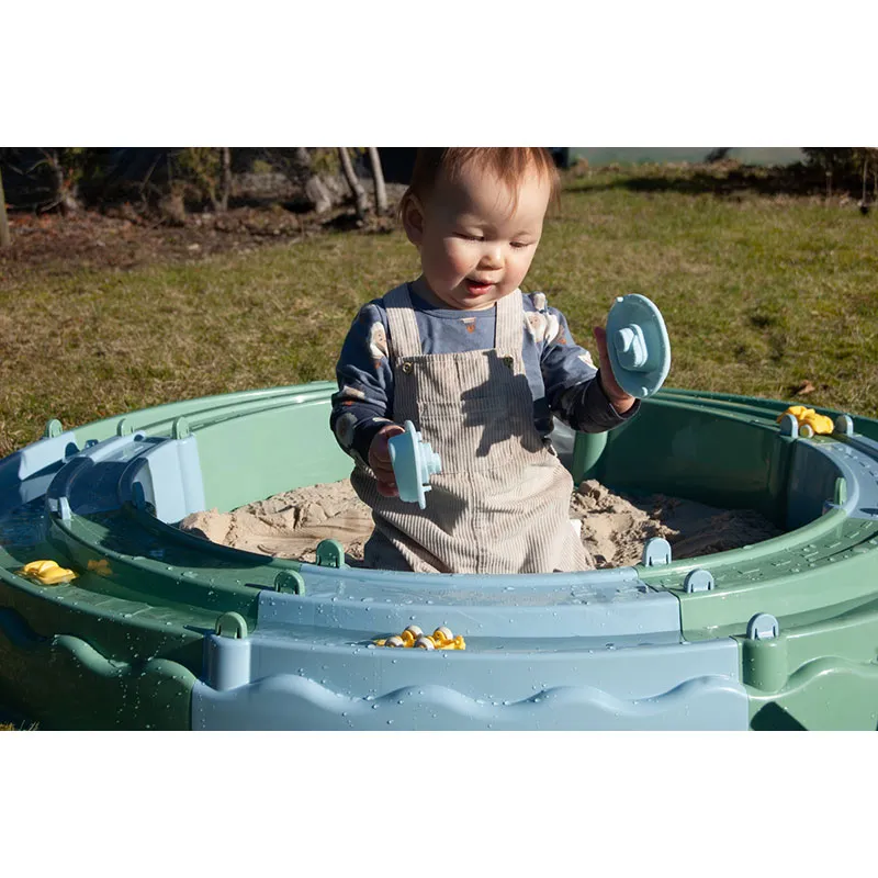 Bac à sable et à eau Plastique recyclé Ø135cm - 12m+-5