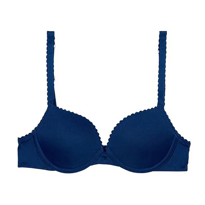 Soutien-gorge armatures Femme Touch Jean - Marine-0