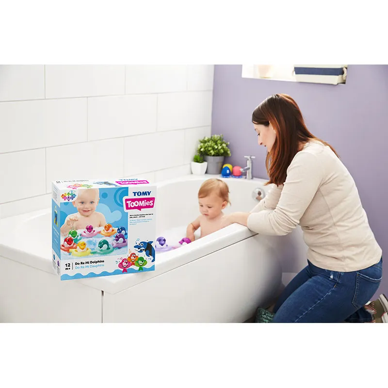 Jeu de bain Do-Ré-Mi Dauphins sonores - 12m+-7