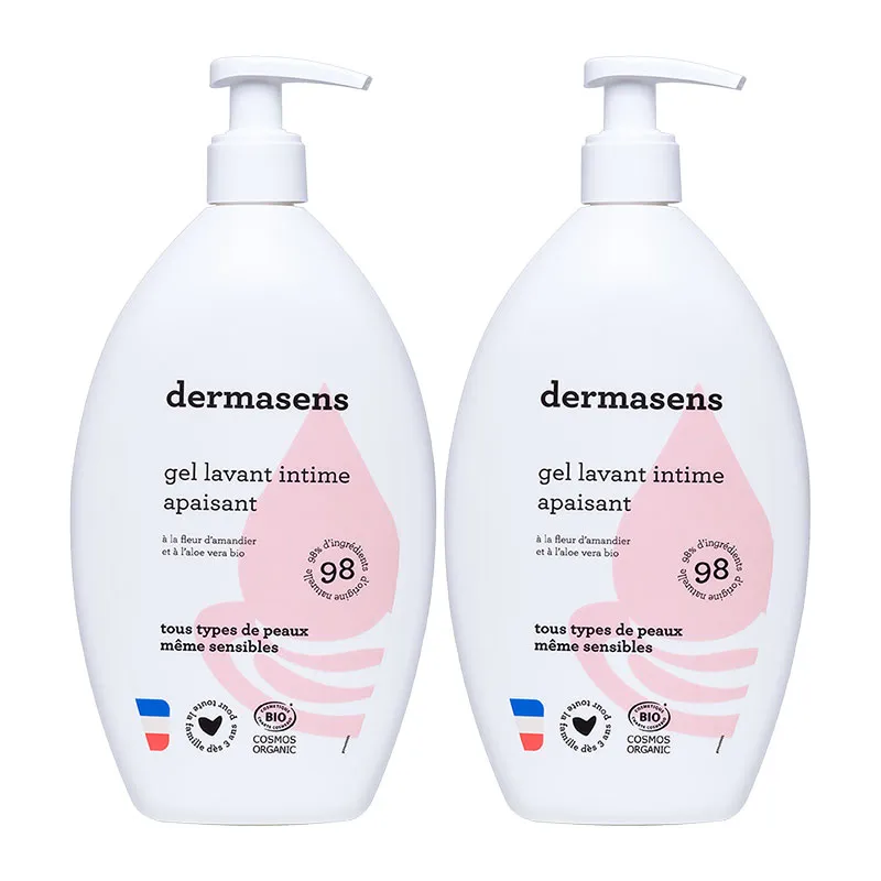 2 Gels lavant intime apaisant BIO - 2x490ml-0
