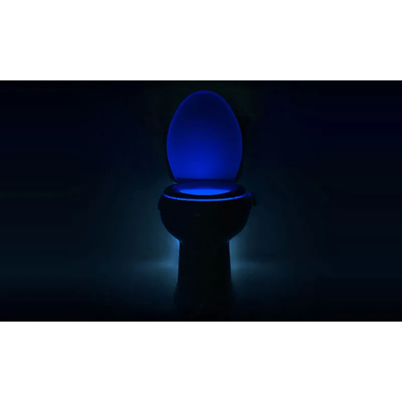 Veilleuse LED pour cuvette de toilettes - Multicolore-4