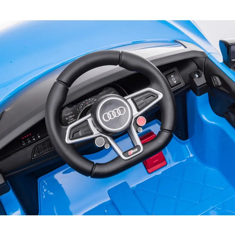 Voiture à batterie Audi R8 Spyder Bleu  - 36m+-11