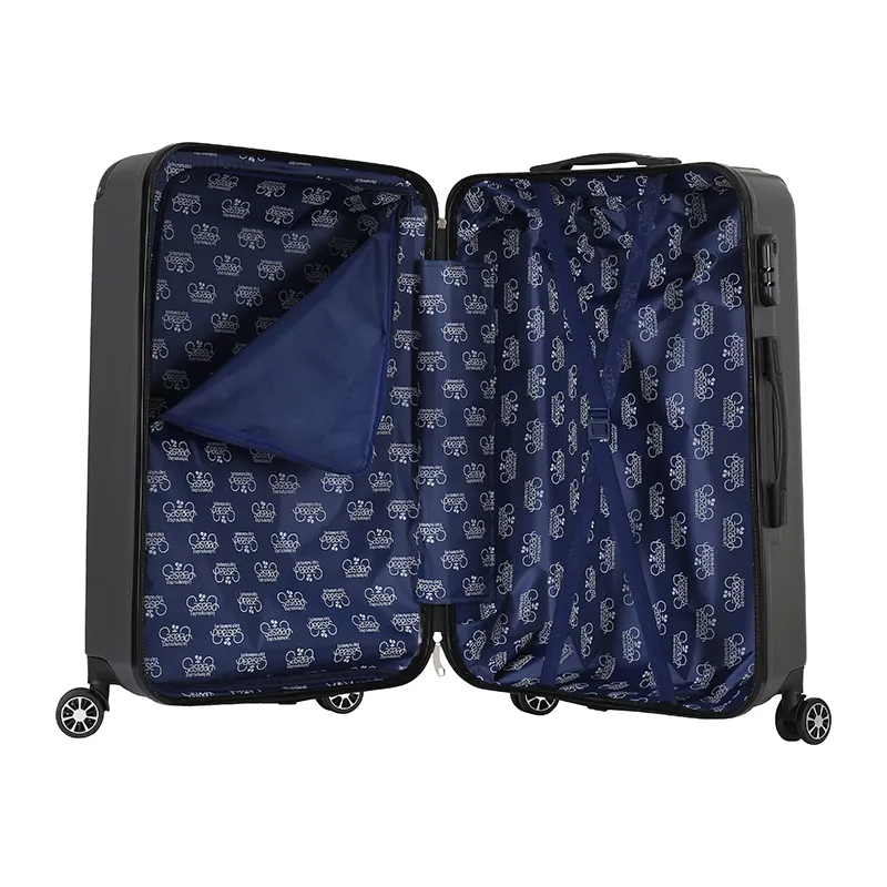 Set de 3 valises Bari 50/60/70 cm - 34,5/56/83L - Anthracite-9