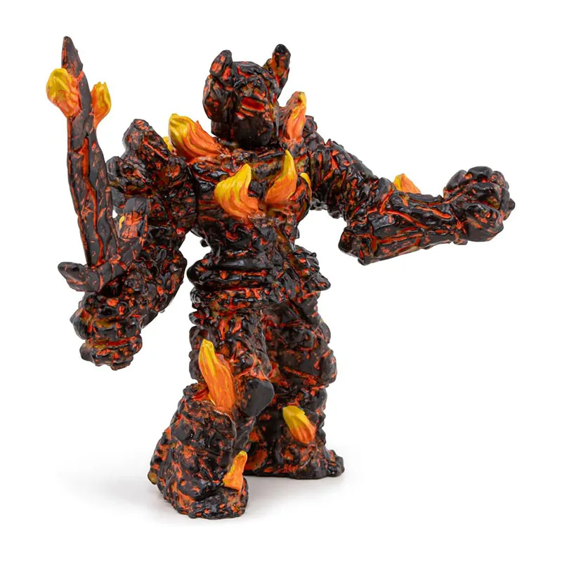 Golem de feu - 11x12x5cm-1
