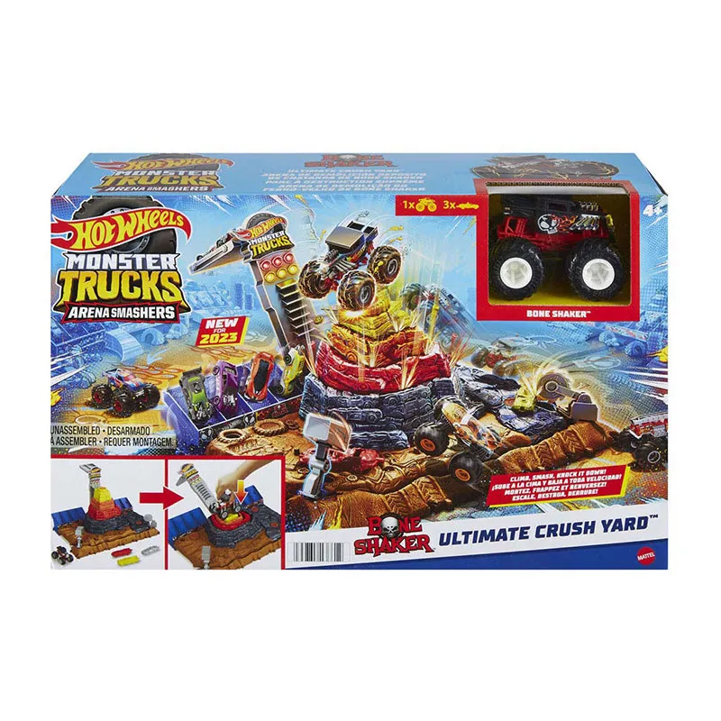 Arène de démolition Monster Trucks Hot Wheels - 4+-5