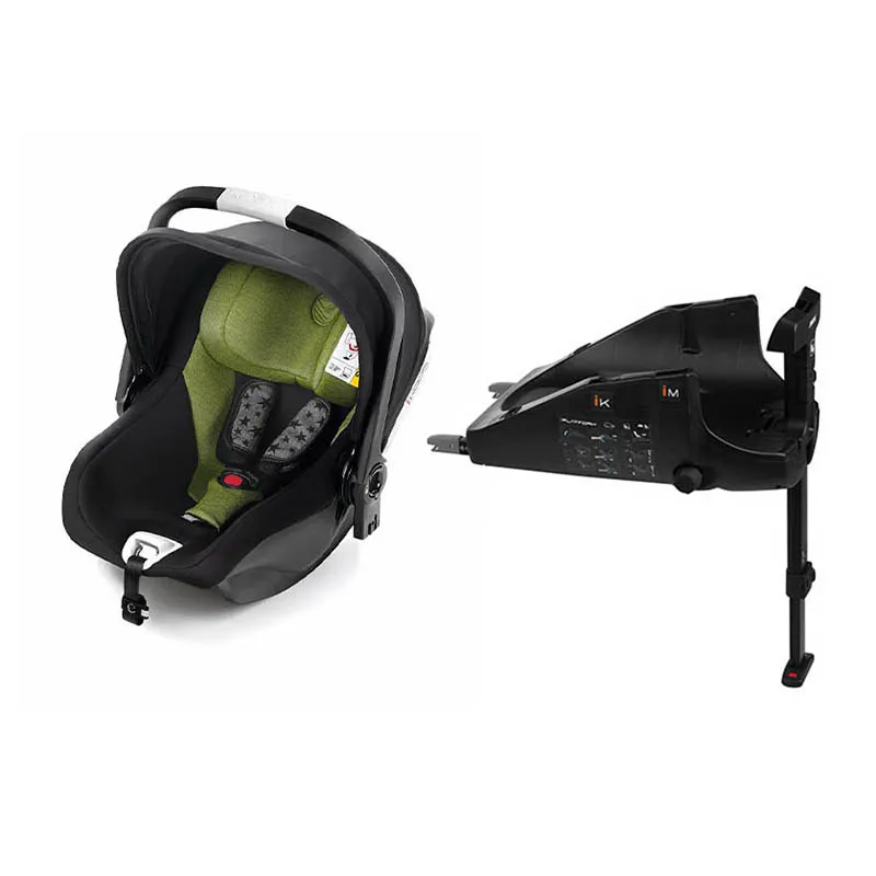 Siège-auto I-Size/Ceinturé Koos 40 à 83cm + Base Isofix - Vert-0