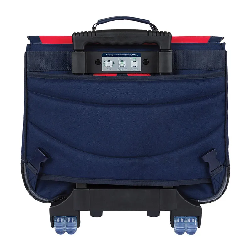 Trolley 41 cm Tristan - Bleu/Rouge-1