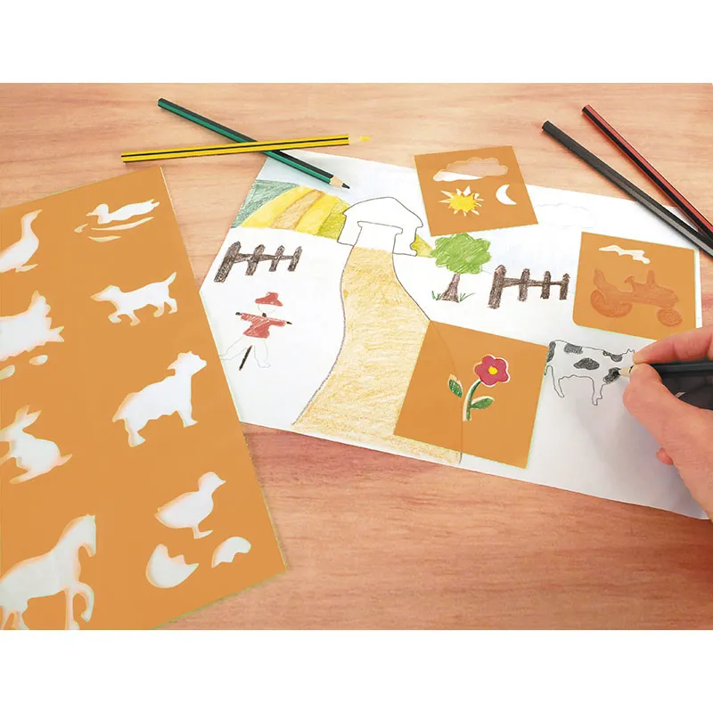 Pochoirs Mini La campagne 24pcs - 3+-2