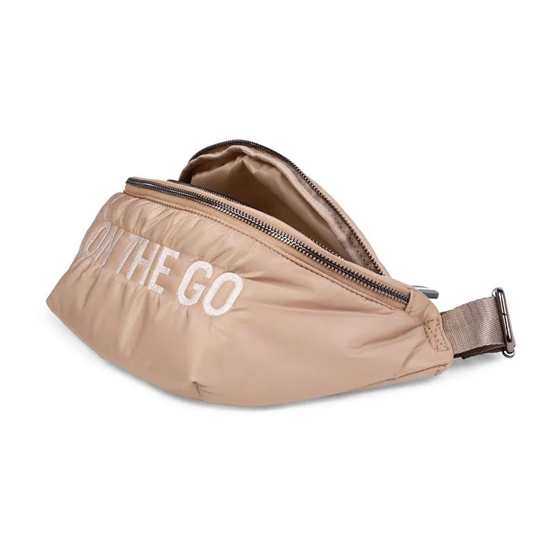 Sac banane On The Go Matelassé Beige - 34x12x16cm-5