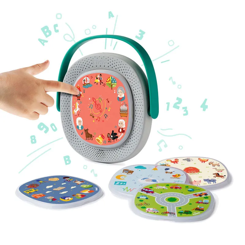 Lecteur éducatif audio Timio à batterie + 5 disques - 24m+-2