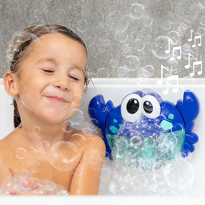 Jeu de bain Crabe musical avec bulles - 3+-1