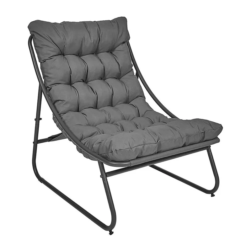 Fauteuil de jardin Dolce Vita Gris - 54cm-0