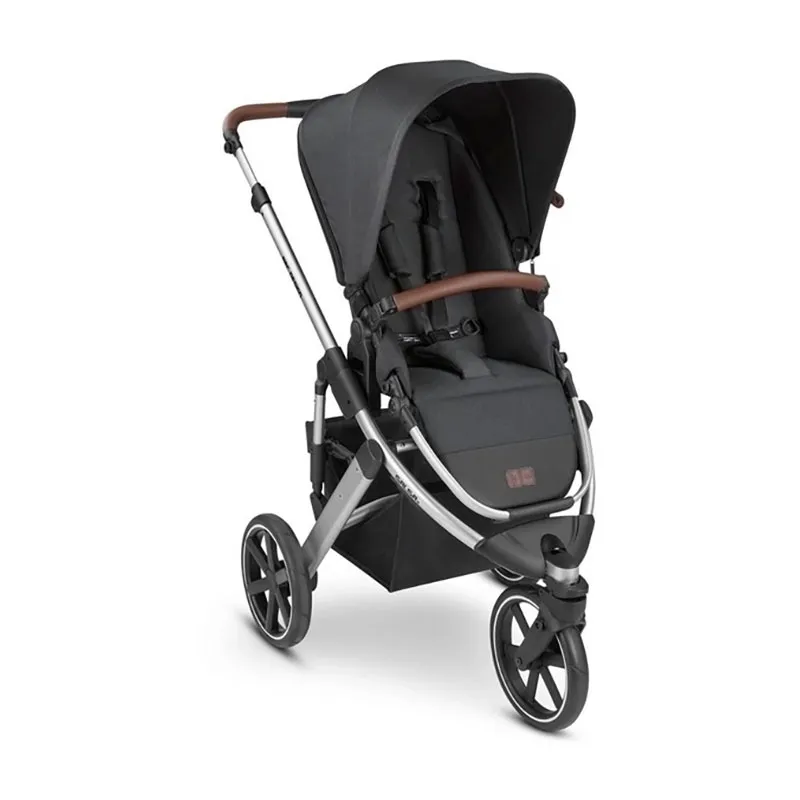 Duo Poussette Salsa 3 Storm + Siège-auto Tulip Noir + Adaptateurs - 0m+-1