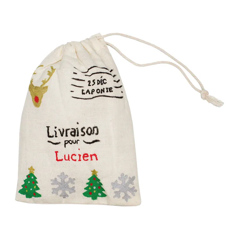 Petits pochons 11x15cm 6pcs Coton Écru - 3+-2