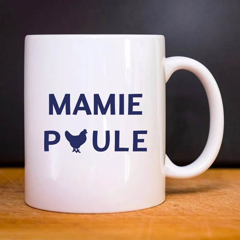 Mug Mamie poule 2 - Blanc-0