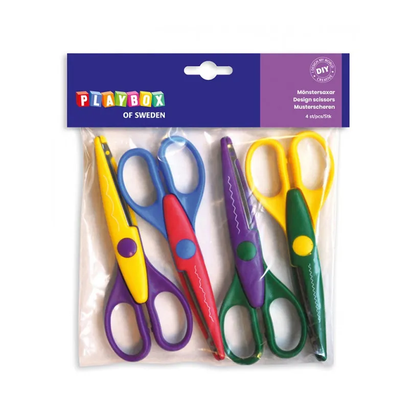 Ciseaux à formes 16cm - 4pcs-0