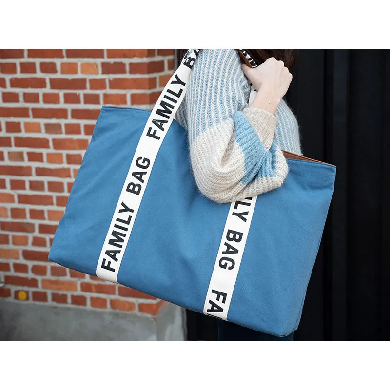 Sac à langer Family Bag - Canvas Indigo-4