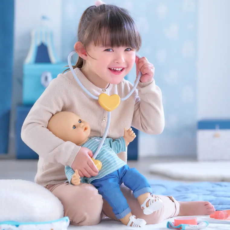 Grand coffret docteur 6pcs poupon 30-42cm - 18m+-5