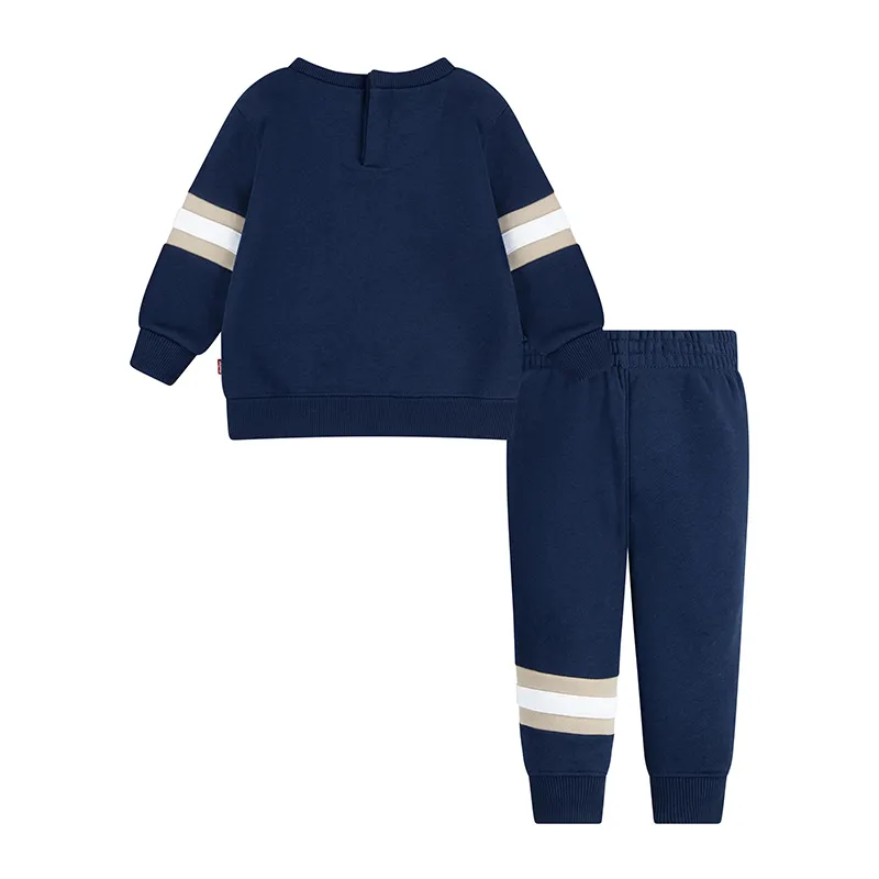 Ensemble 2 pcs polaire Bébé Kidswear - Dress Blues-1