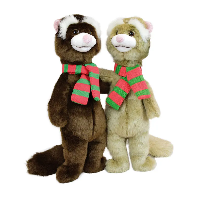 Peluche 40cm Furet aléatoire - 12m+-0