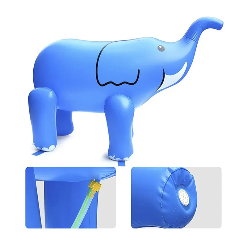 Éléphant gonflable géant arroseur d'eau - 220x160cm-6
