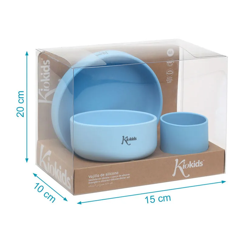 Set Vaisselle Bleu - 3pcs-4