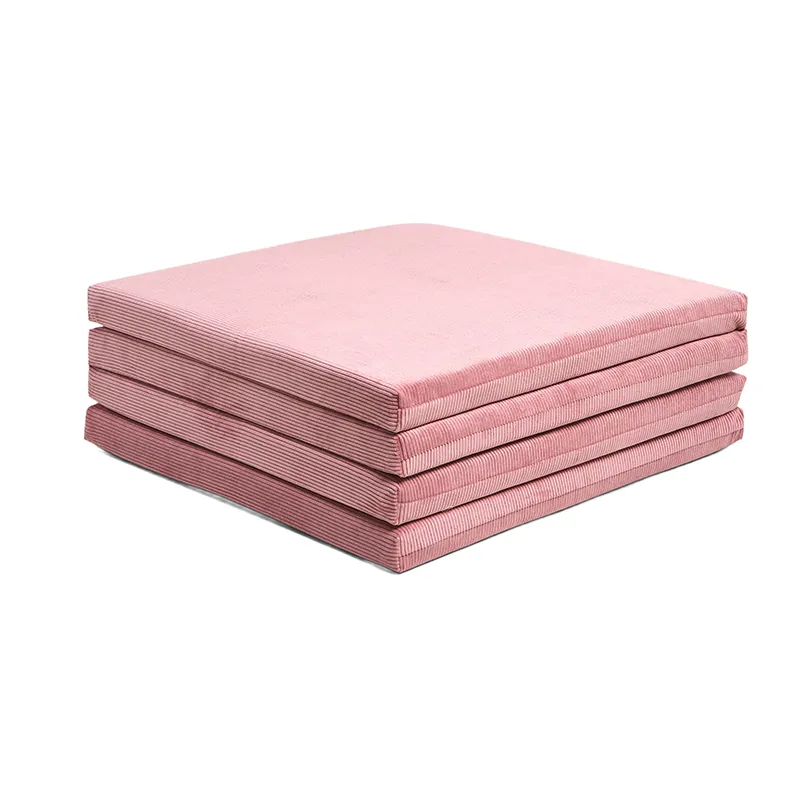 Tatami pliant Montessori Rose - 120x120cm-0