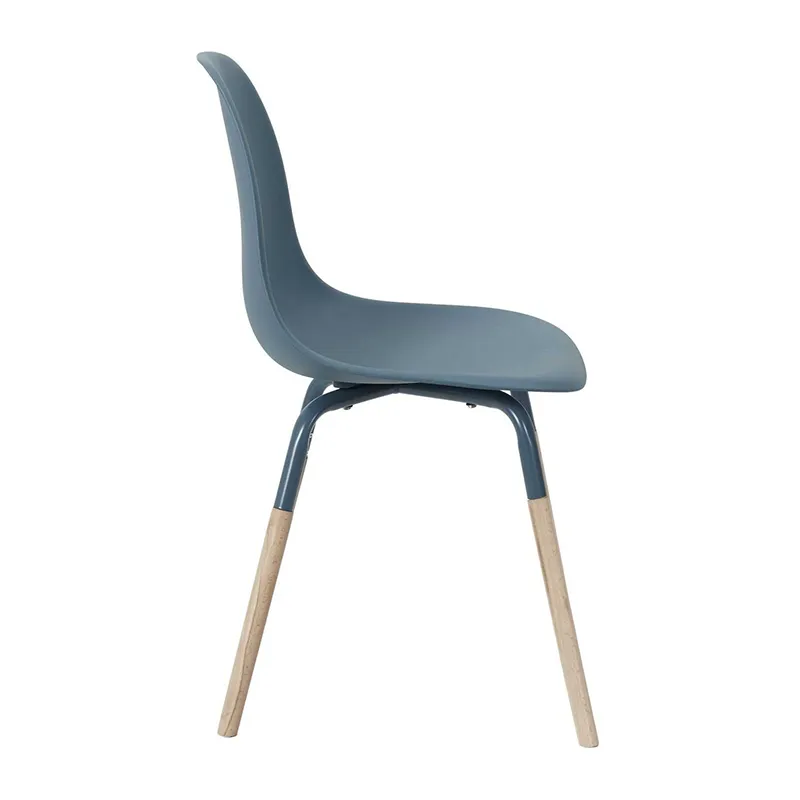 4 Chaise Phenix Bleu canard - 48.5x85x46cm-3
