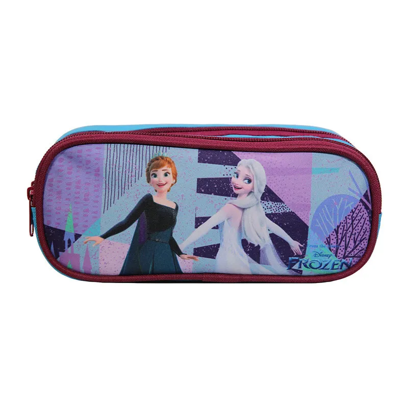 Trousse 2 compart. Reine des Neiges Multi. - 23x10cm-0