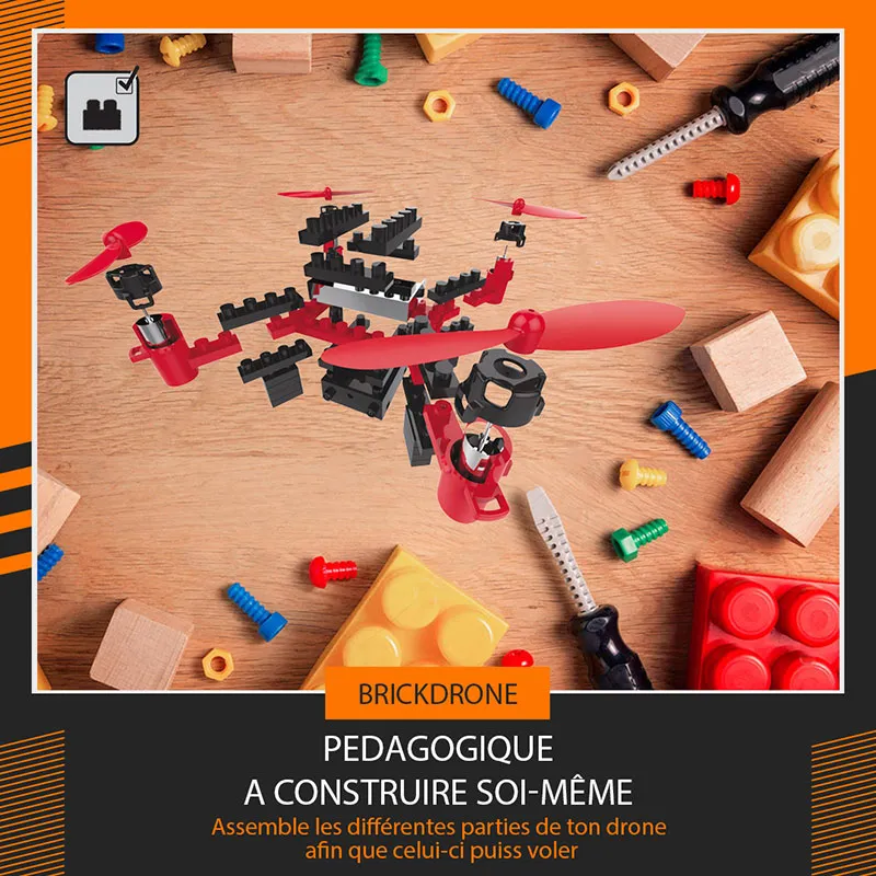 Drône à construire Brick - 8+-4