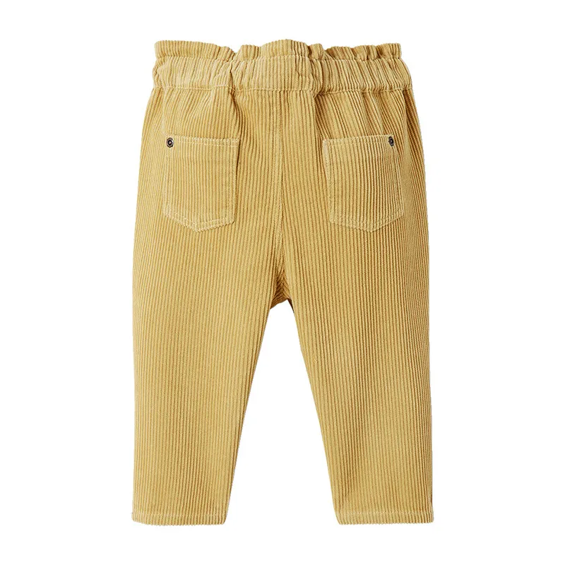 Pantalon velours côtelé - Moutarde-1