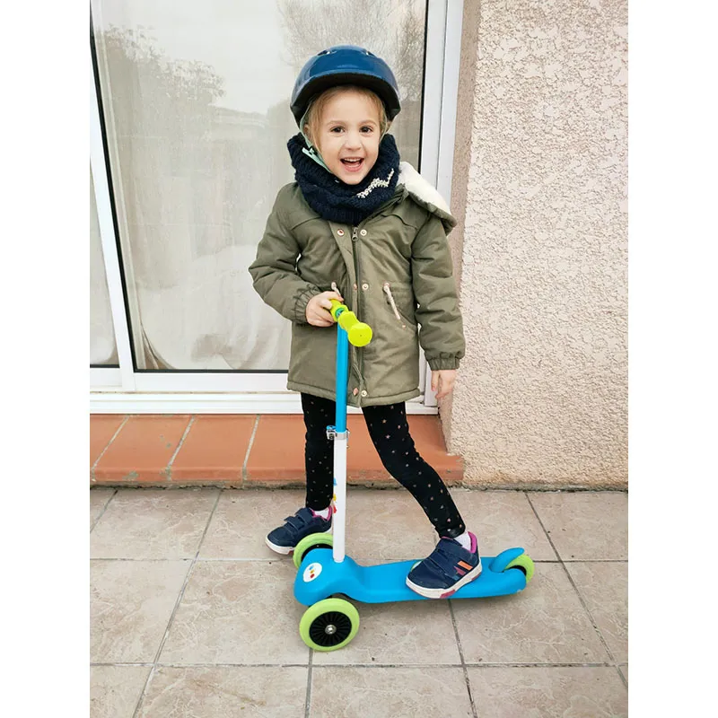 Trottinette 3 roues Sporty Bleu/Anis/Blanc - 24m+-9