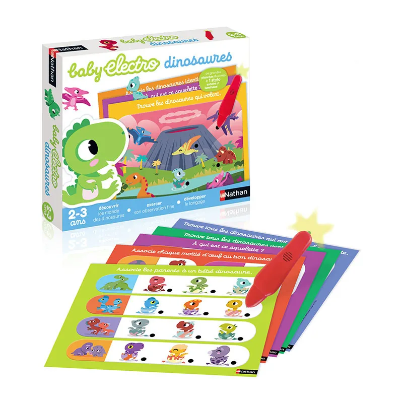 Jeu éducatif Baby Electro Dinosaures 25pcs - 24m+-4