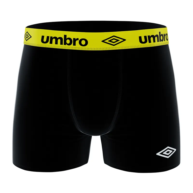 8 Boxers Homme Umbro - Noir/Bleu/Jaune/Vert/Orange-4