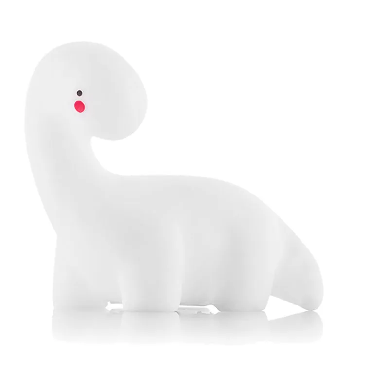 Lampe LED Dinosaure multicolore - 13x12x8cm-1