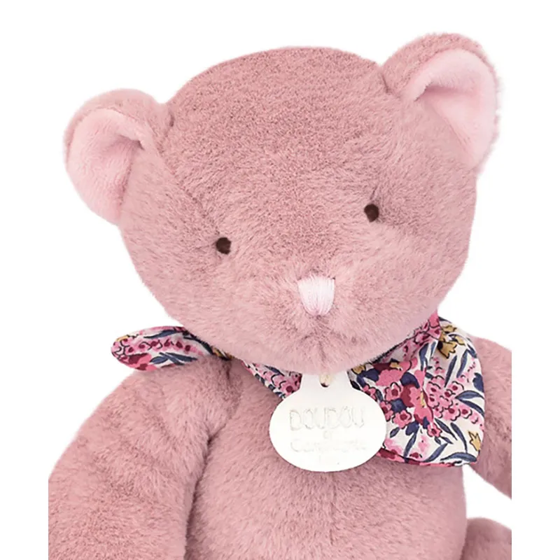 Peluche l'Ours Rose - 23cm-1