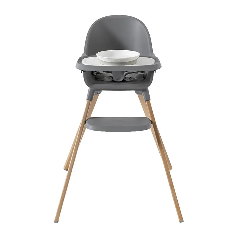 Chaise haute évolutive Gris - 6m+-1