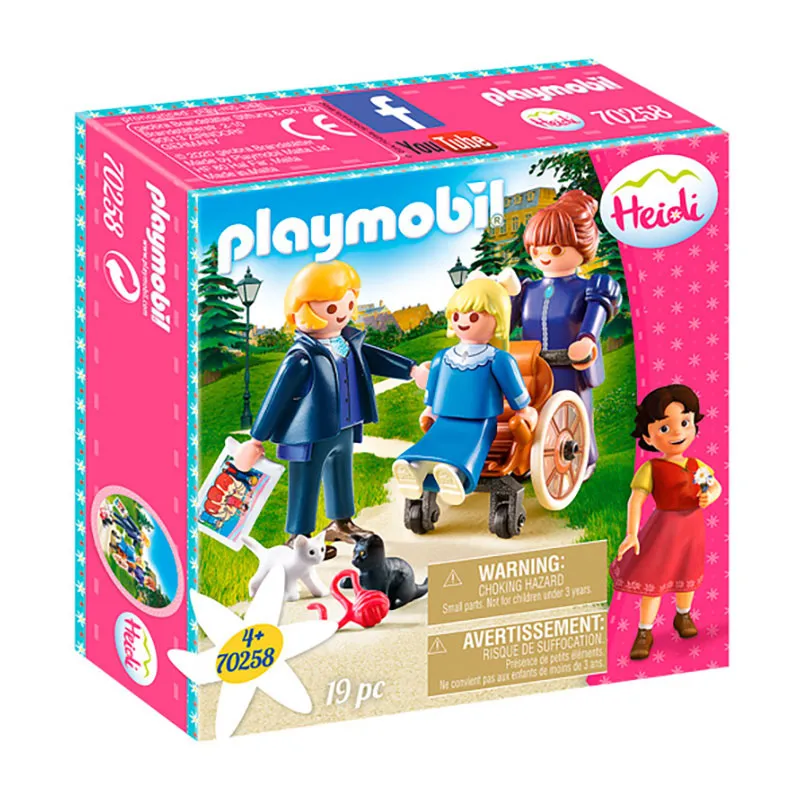 Clara son père & Mlle Rottenmeier 19pcs Heidi - 4+-2