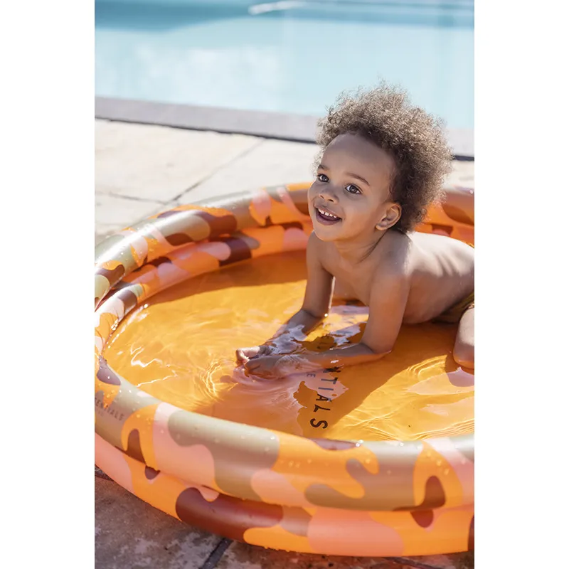 Piscine gonflable Bébé Camouflage Ø100cm - 1+-3
