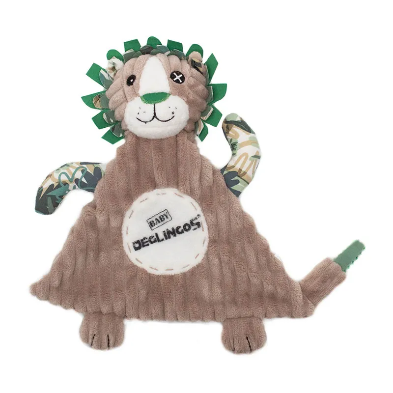 Doudou Baby Jélékros le Lion - 22x28cm-0