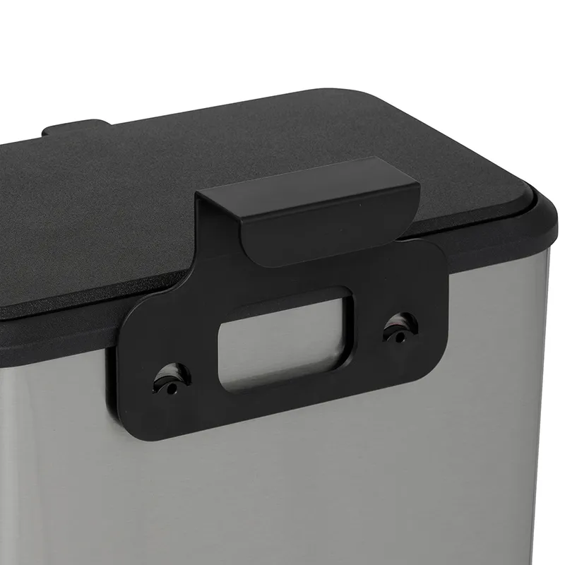 Poubelle à compost Inox Noir - 5L-5