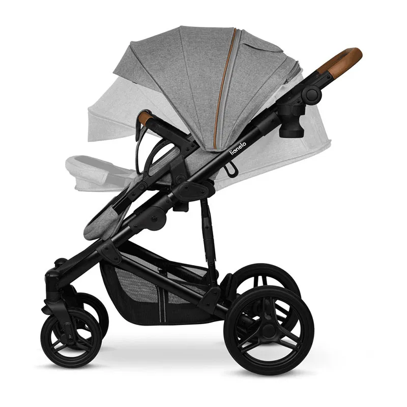 Trio Poussette Mari Tour + Nacelle + Cosy Gr.0+ - Gris Stone-6