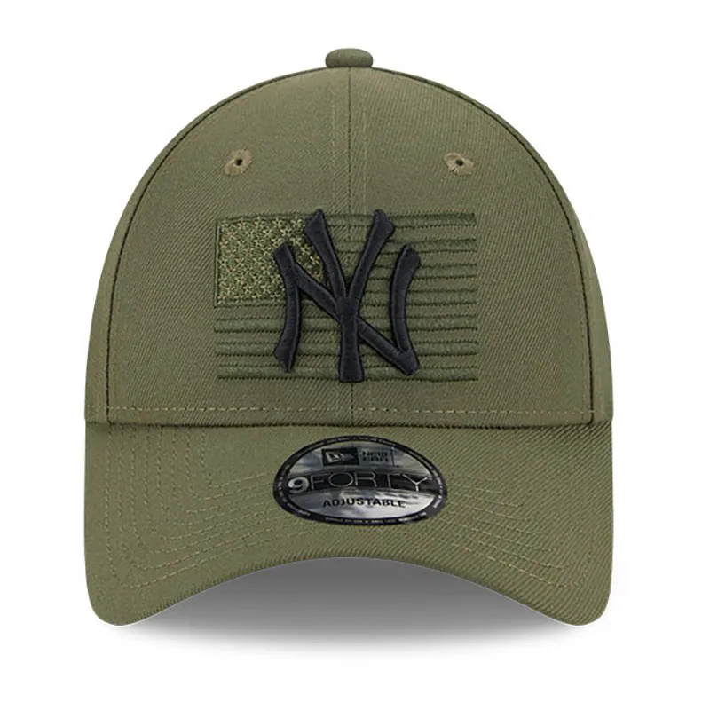 Casquette 9Forty New York Yankees Adulte - Vert camouflage-1