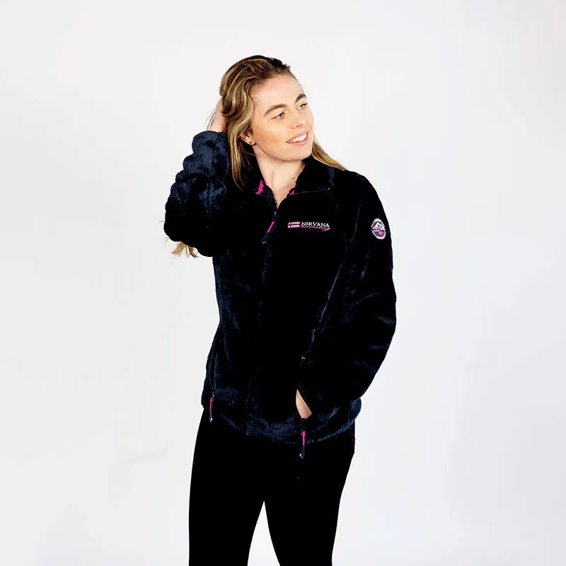 Veste polaire col montant Sia Femme - Marine-1